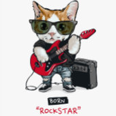 Rock Star Cat T-Shirt