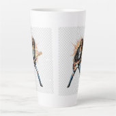 Rock star coffee latte mok (Voorkant)