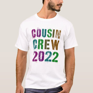 Rock Star COUSIN CREW 2022 Funny Grandma Grandpa R T-shirt