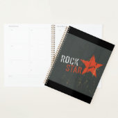 Rock Star Distressed Grunge Red Star (Devant avec enveloppe)