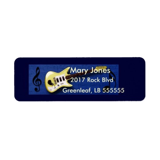 Rock Star Etiket (Voorkant)