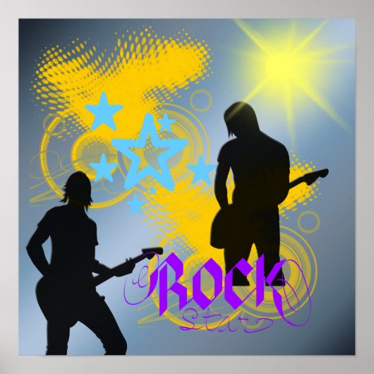 Rock Star Fantasy Poster (Voorkant)
