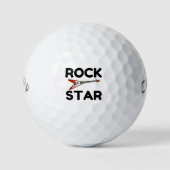 Rock Star Golfballen (Voorkant)