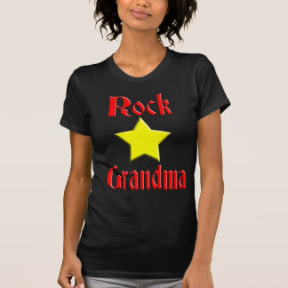 Rock Star Grandma voor donkere kleuren T-shirt