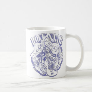 ROCK STAR IN BLAUW STIJL KOFFIEMOK