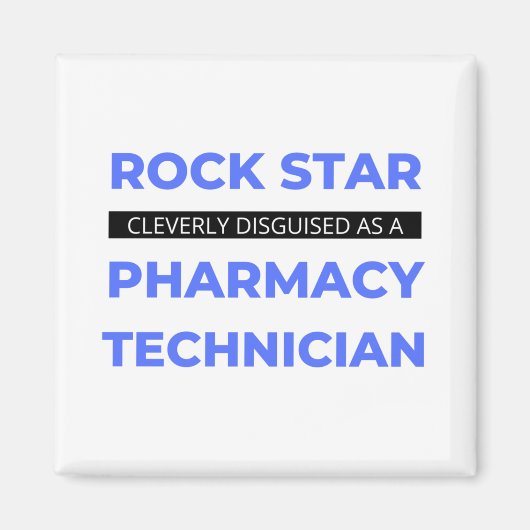 Rock Star is een farmacie-techniek 2 Magneet (Voorkant)