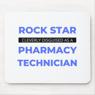 Rock Star is een farmacie-techniek 2 Muismat