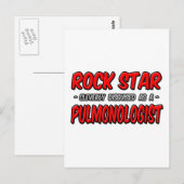 Rock Star .. longarts Briefkaart (Voorkant / Achterkant)