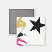 Rock Star Mod Magnet Magneet (Voorkant / Achterkant)