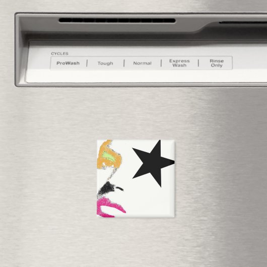 Rock Star Mod Magnet Magneet (Insitu (Vaatwasser))