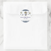 Rock Star Monkey Baby shower Sticker (Tas)