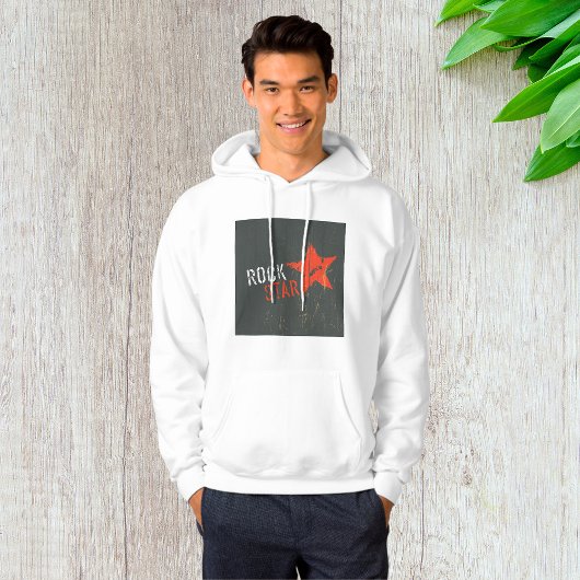 Rock Star Music Mannen Hoodie