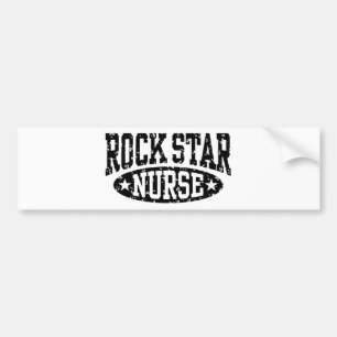Rock Star Nurse Bumpersticker