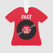 Rock Star Premier Anniversaire Vinyl Record Rouge  (dos)