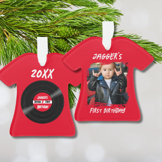 Rock Star Premier Anniversaire Vinyl Record Rouge