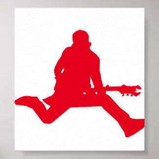 Rock Star Red Poster