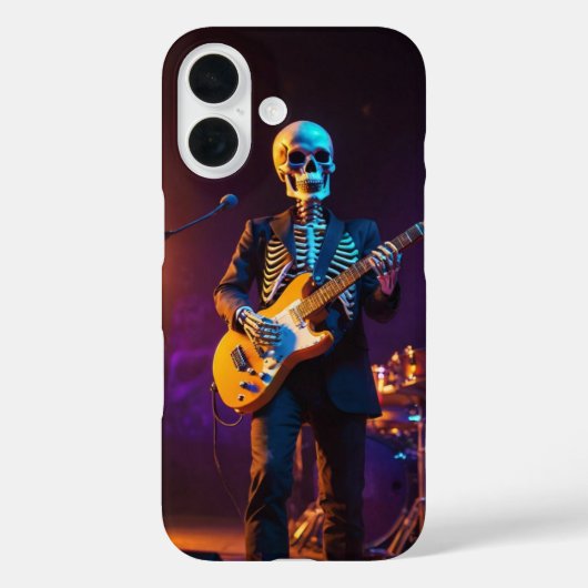 Rock Star Skeleton Case-Mate iPhone Case (Achterkant)