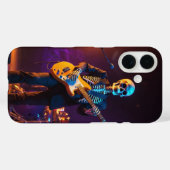 Rock Star Skeleton Case-Mate iPhone Case (Achterkant (horizontaal))
