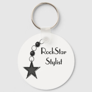 Rock Star Stylist Sleutelhanger