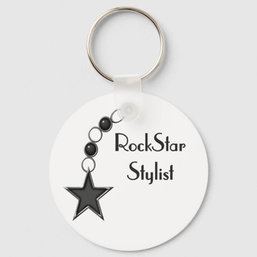 Rock Star Stylist Sleutelhanger (Voorkant)