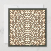 Rock Star Tattoo Invitation Kaart (Achterkant)