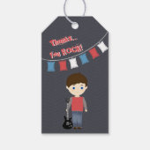 Rock Star Verjaardag Jongen Cadeaulabel (Voorkant)