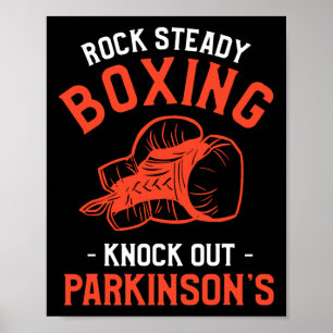 Rock Steady Boxing heeft het bewustzijn van Parkin Poster