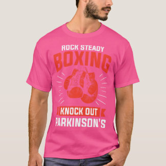 Rock Steady Boxing Knock Out Parkinsons Boxer Long T-shirt