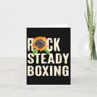 Rock Steady Boxing Sunflower Summer Edition Mannen Kaart