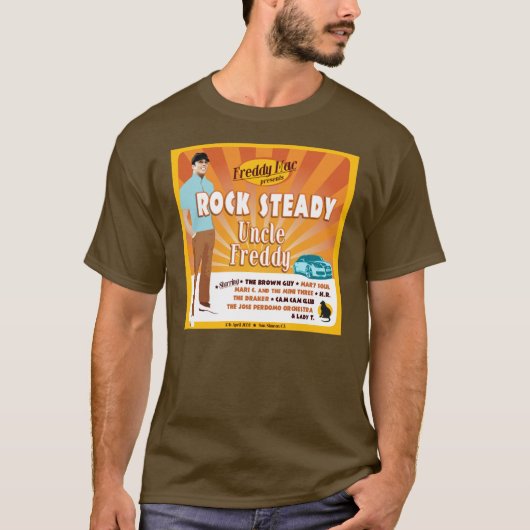Rock Steady oom Freddy T-shirt (Voorkant)