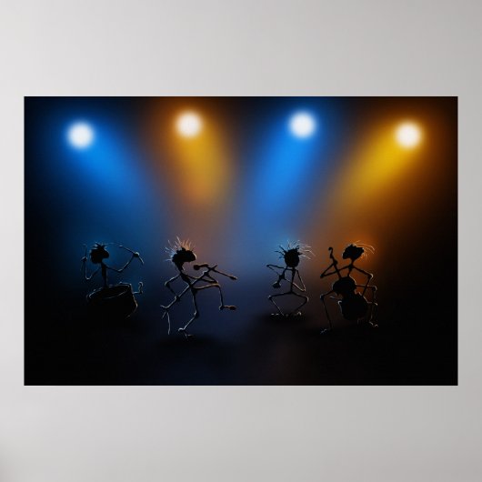 Rock sterren poster (Voorkant)