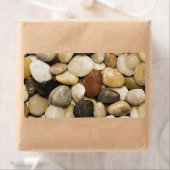 Rock Stone Background — Gepersonaliseerd Sjabloon Etiket (Insitu)