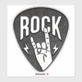 Rock, Style, Cool, autocollant (Feuille)
