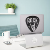 Rock, Style, Cool, autocollant (Ordinateur portable sur le bureau)