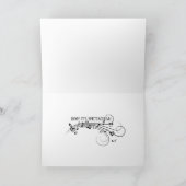 Rock sur carte d'anniversaire (Intérieur)