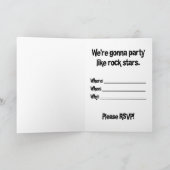 Rock Sur Pembroke Welsh Corgi Invitation (Intérieur)