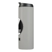 Rock T - shirts | Snoopy Howling | Jouw namen toev Thermosbeker (Geroteerd rechts)