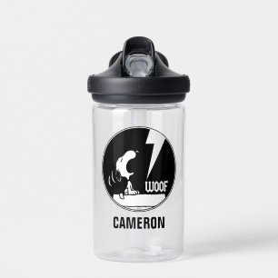 Rock T - shirts   Snoopy Howling   Jouw namen toev Waterfles