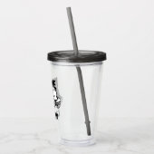 Rock T - shirts | Snoopy NAP tijd | Jouw namen toe Acryl Drinkbeker (Links)