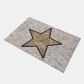 Rock Texture met Star Decor Deurmat (Schuin)