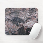 Rock Texture Pinkish Custom Text Muismat (Met muis)