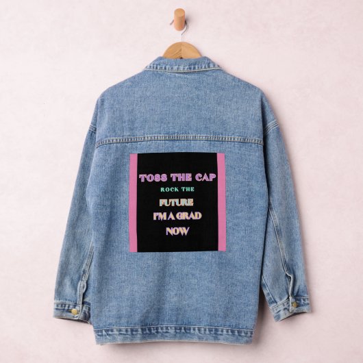 "Rock the Future Graduation Denim Jacket" (Hangar)