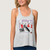 ROCK THE MIC WT BACK LOGO RACER TERUG TANKTOP (Voorkant)