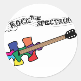 Rock the Spectrum logo Ronde Sticker