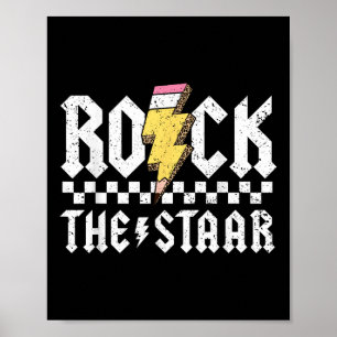 Rock The Staar Motivatie testdag voor docenten Poster