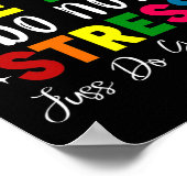 Rock The Test Teacher Test Day Testing Day Funny Poster (Hoek)