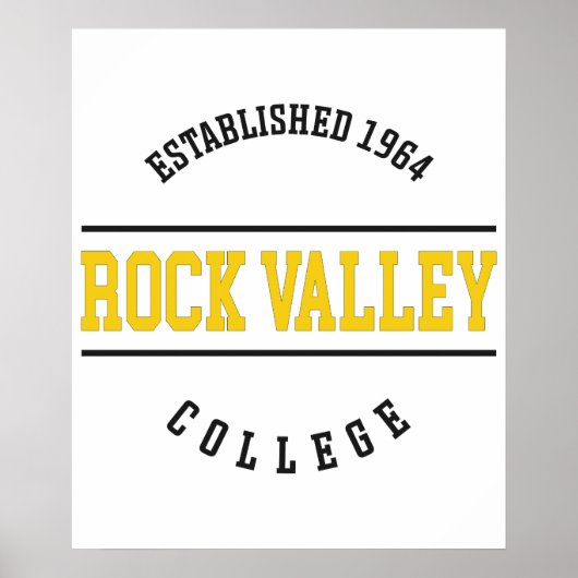 Rock Valley College - RVC Golden Eagles Poster (Voorkant)