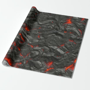 Rock vulcanic hot lava burn boil cadeaupapier