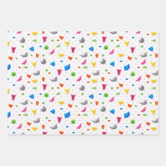 Rock Wall Climbing Climb verjaardagsfeestje Inpakpapier Vel (Voorkant 3)