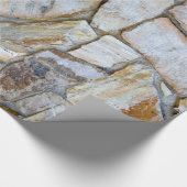 Rock Wall Texture Foto op Wrapping Paper Cadeaupapier (Hoek)